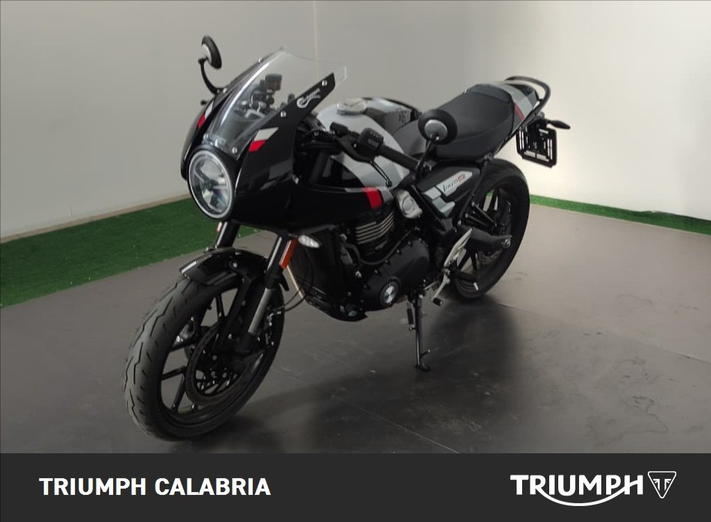 TRIUMPH Thruxton 400 Phantom Black / Aluminium Silver Abs