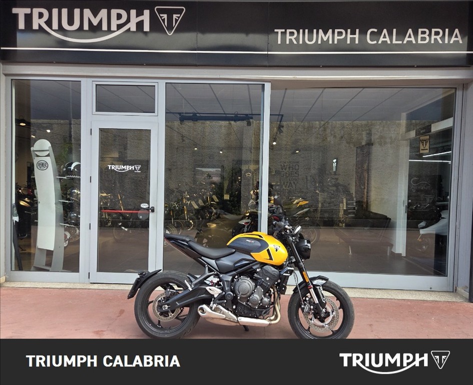 TRIUMPH Trident 660 Cosmic Yellow / Sapphire Black Abs