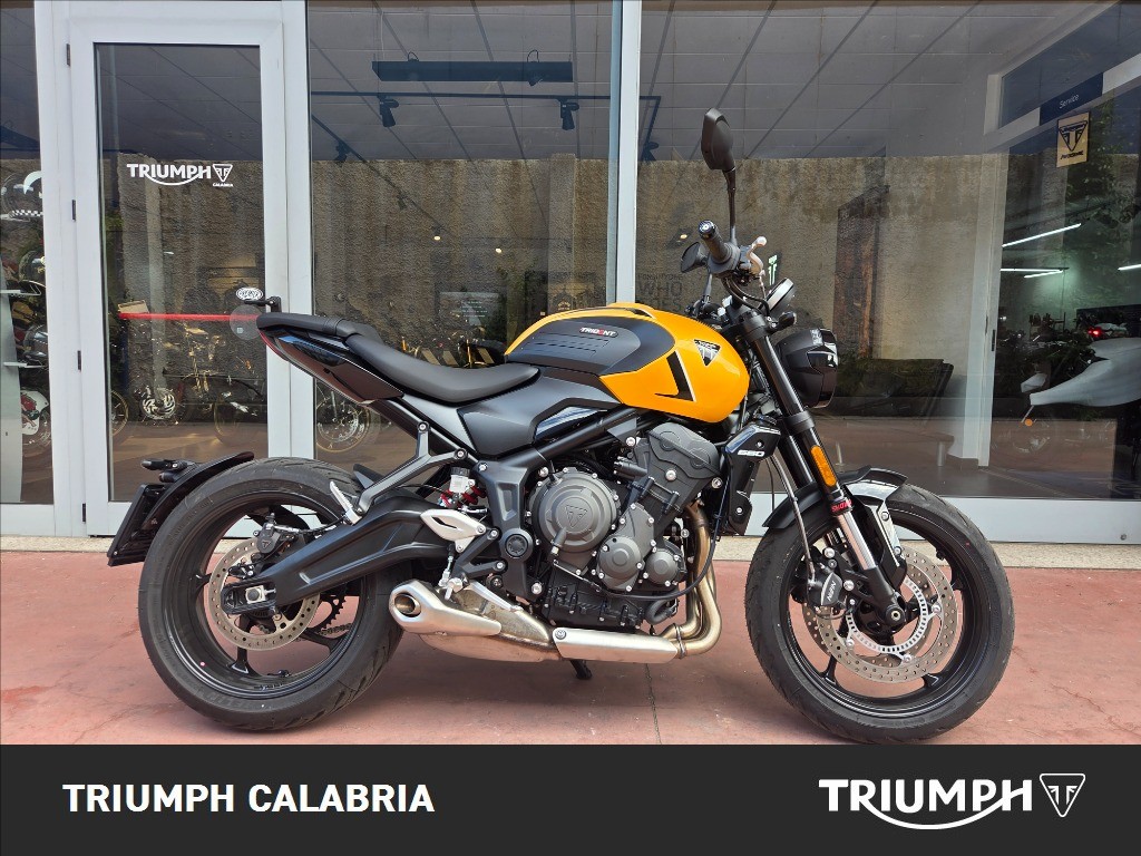 TRIUMPH Trident 660 Cosmic Yellow / Sapphire Black Abs