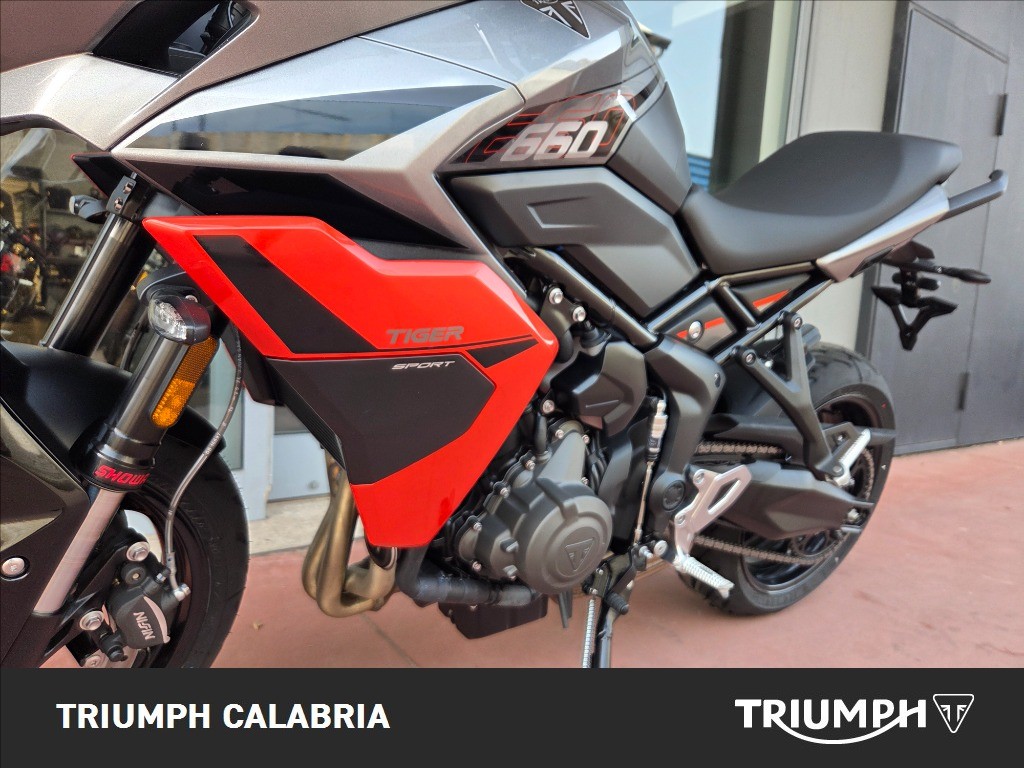 TRIUMPH Tiger Sport 660 Silver Ice / Intense Orange Abs