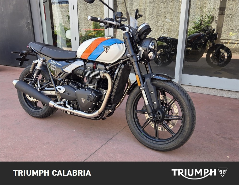 TRIUMPH Speed Twin 900 Pure White/Blue/Orange Abs