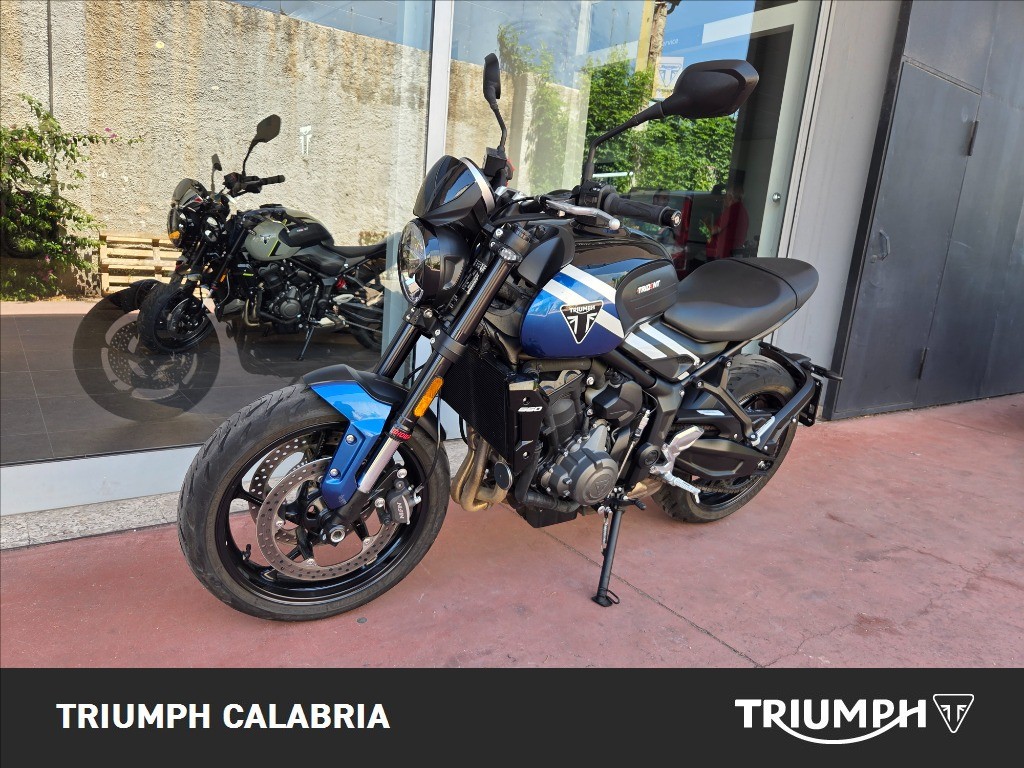 TRIUMPH Trident 660 Cobalt Blue / Sapphire Black Abs