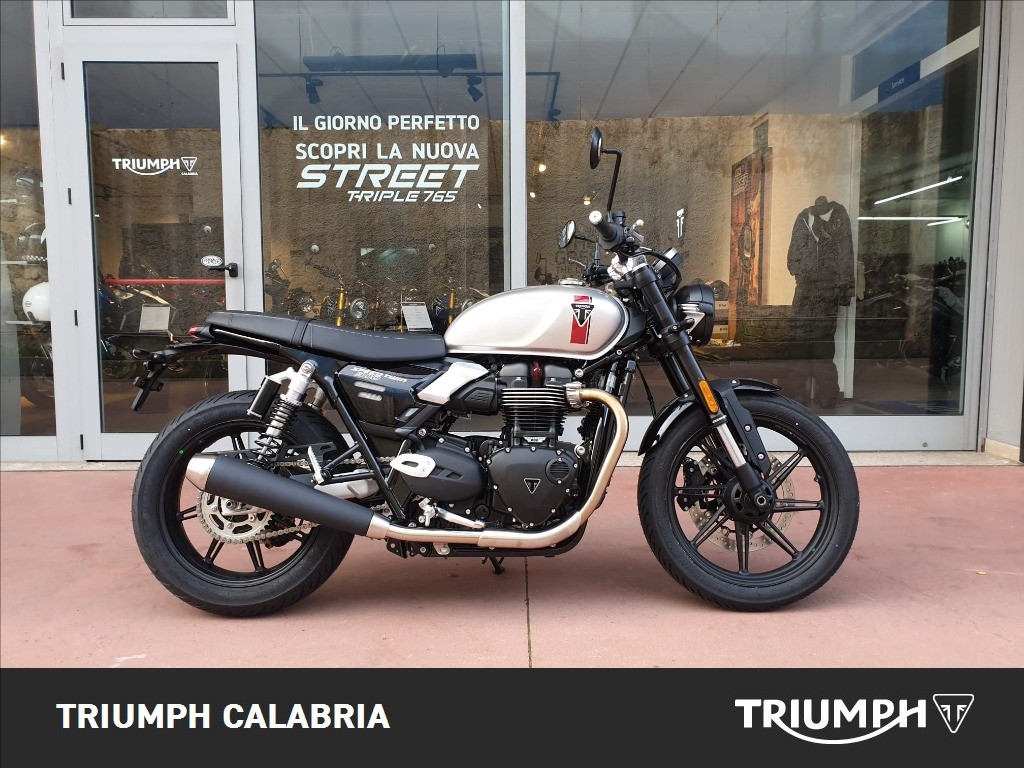 TRIUMPH Speed Twin 900 Pure White/Blue/Orange Abs