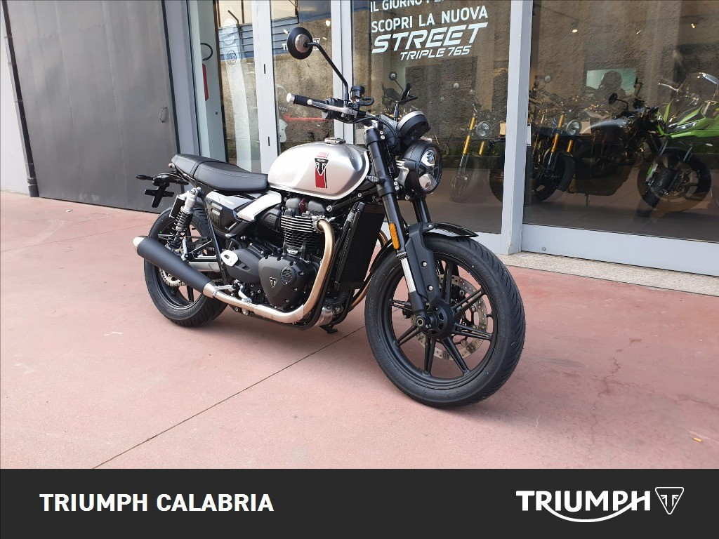TRIUMPH Speed Twin 900 Pure White/Blue/Orange Abs