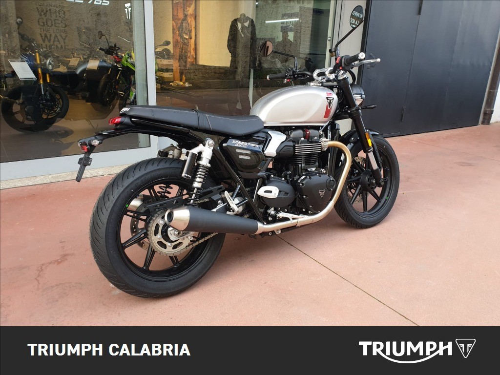 TRIUMPH Speed Twin 900 Pure White/Blue/Orange Abs